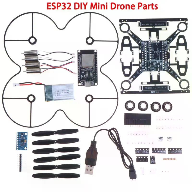 Drone Kit Octocopter - طقم طائرة بدون طيار صغيرة مفتوحة