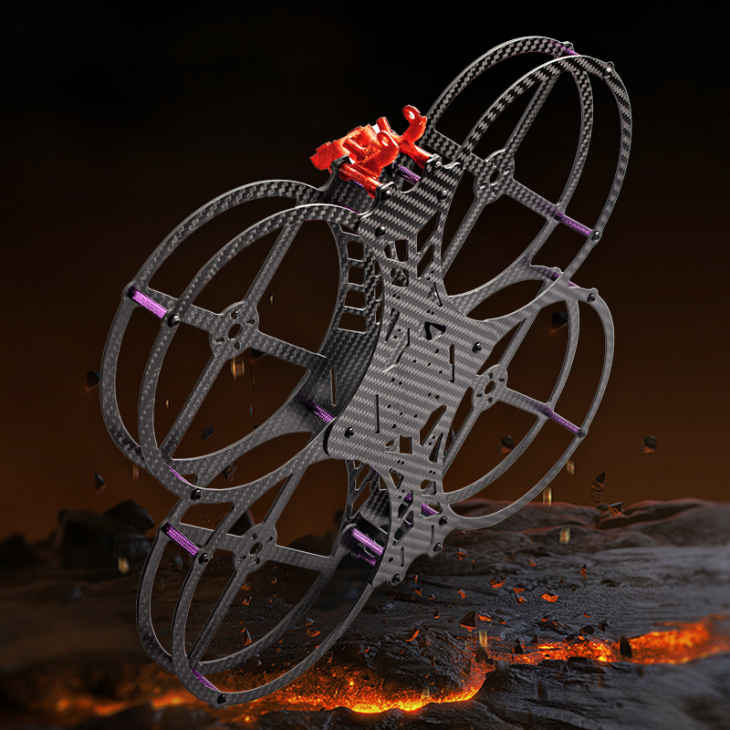Flyroun 5 بوصة ألياف الكربون F - مراجعة Drone Kit Octocopter وسعره