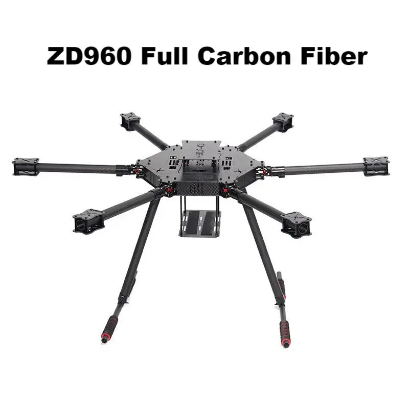 إطار سداسي الدوار من ألياف الك - مراجعة Drone Kit Heavy Lift وسعره